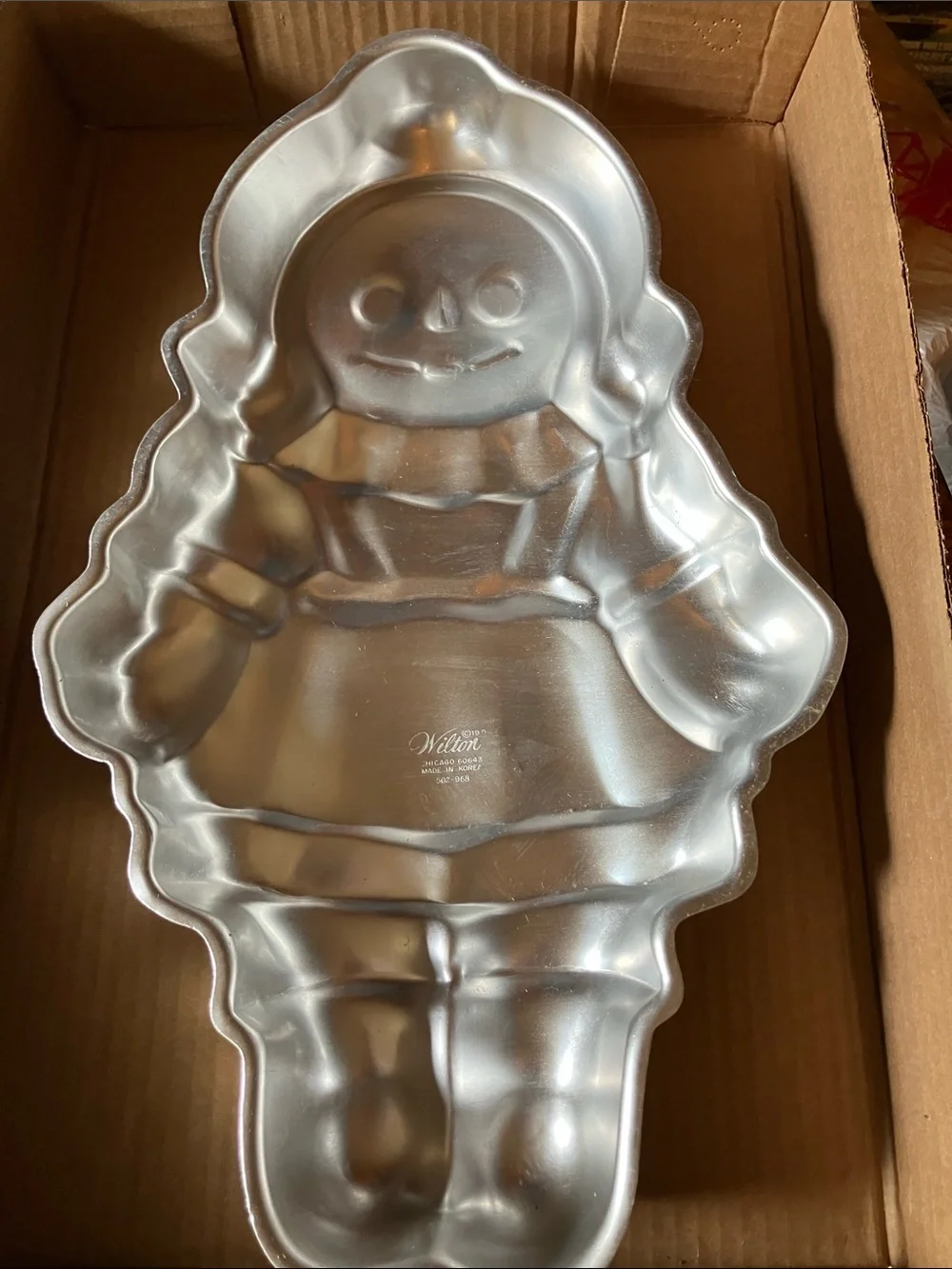 Wilton Silver Gingerbread Girl Cake Pan